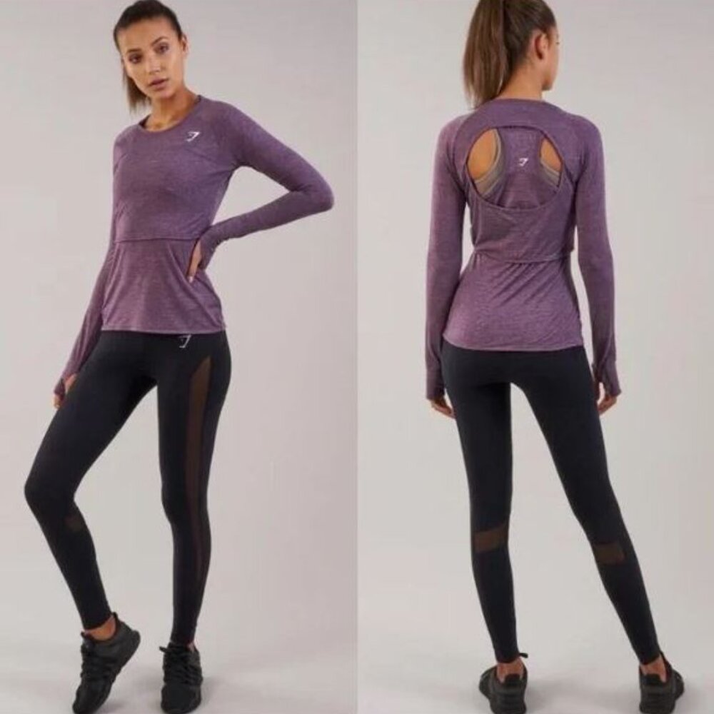 Gymshark open back top with tank M